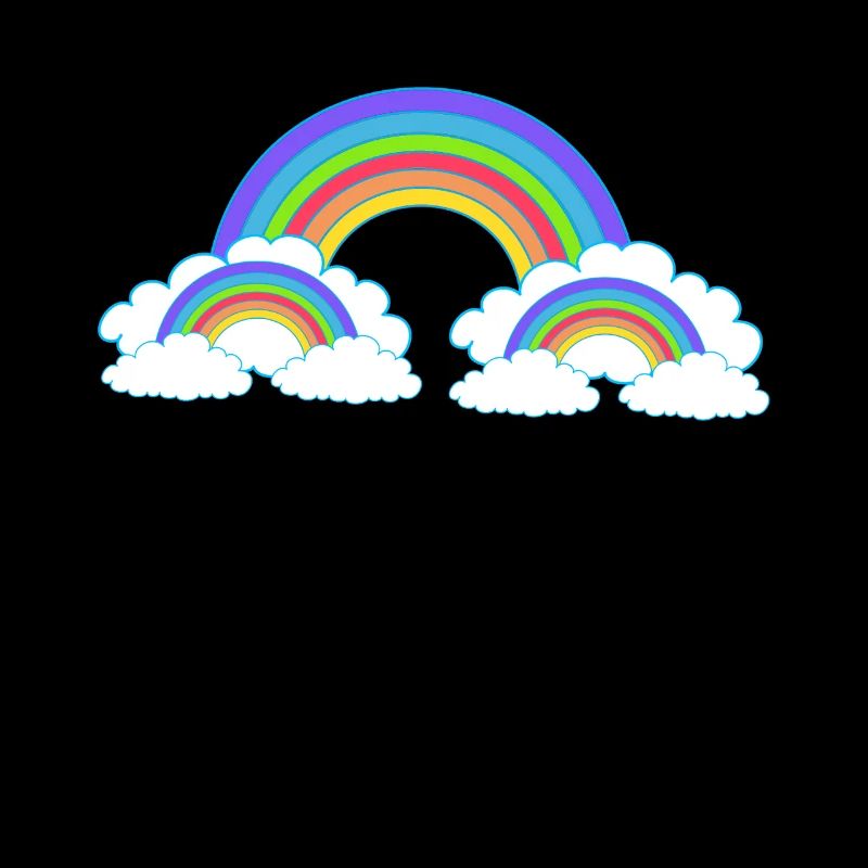 Regenbogen Bunt farbenfroh himmlisch Kinder