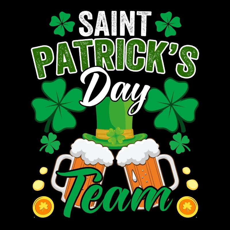 St. Patricks Team St. Patrick's Day Bier Klee
