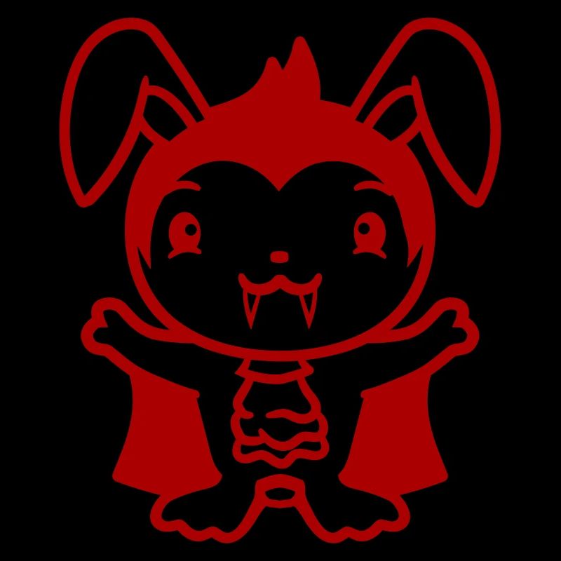 Bunny Vampire Sharp Long Teeth Halloween Costume