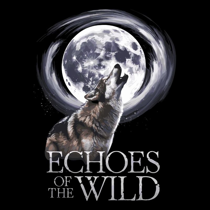 Échos de la nature sauvage, du loup et de la lune
