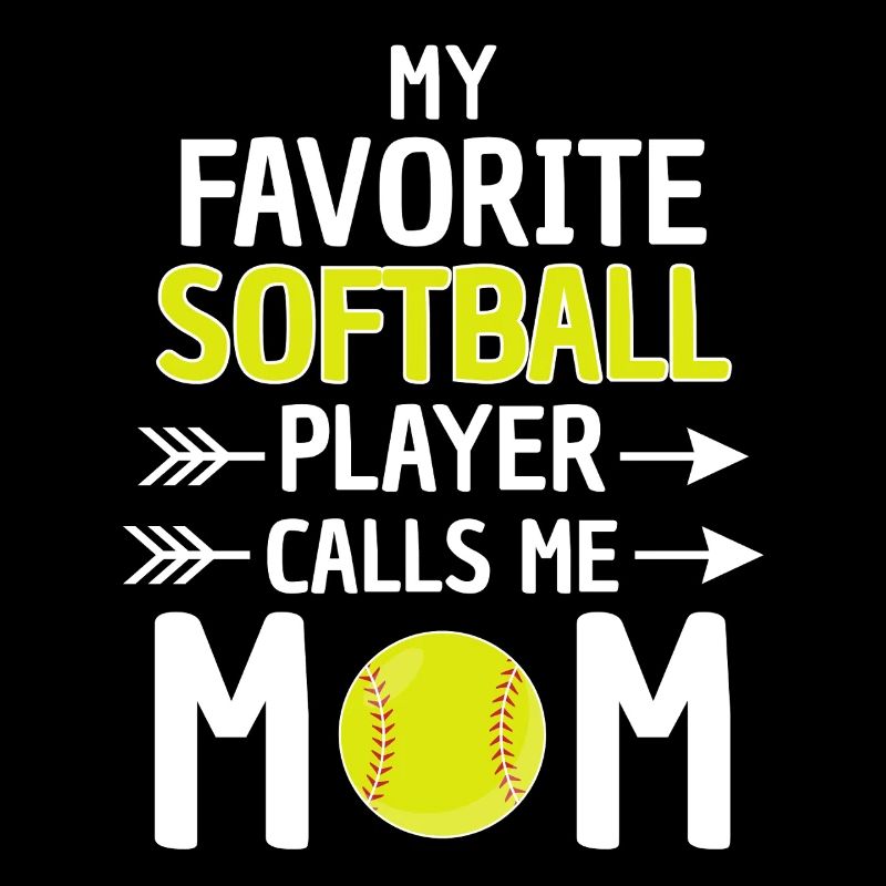 Softball Mama Spruch Softball Mutter