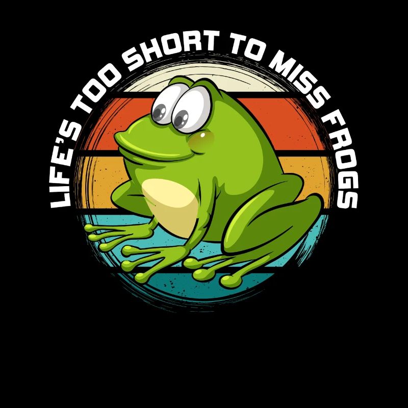 La vie est trop courte pour manquer les grenouilles