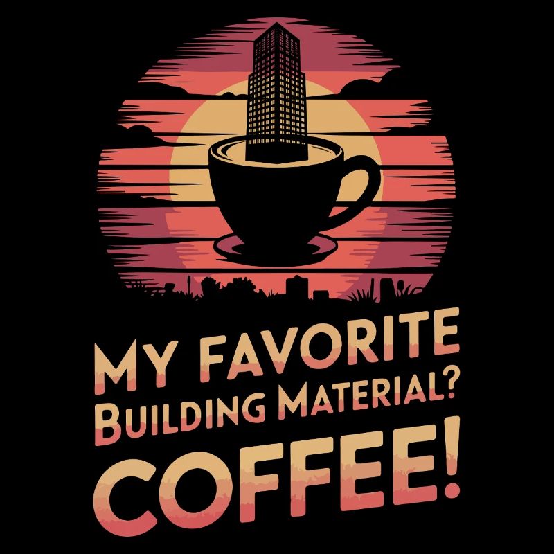 Mon matériau de construction préféré ? Café!