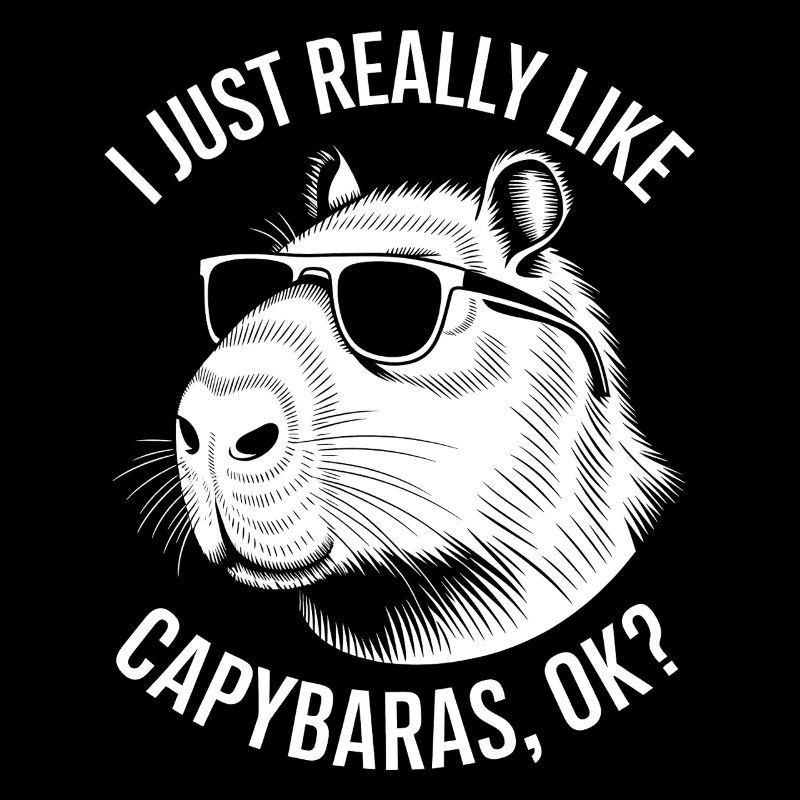 Capybara Spruch Lustiges Capybara Geschenk