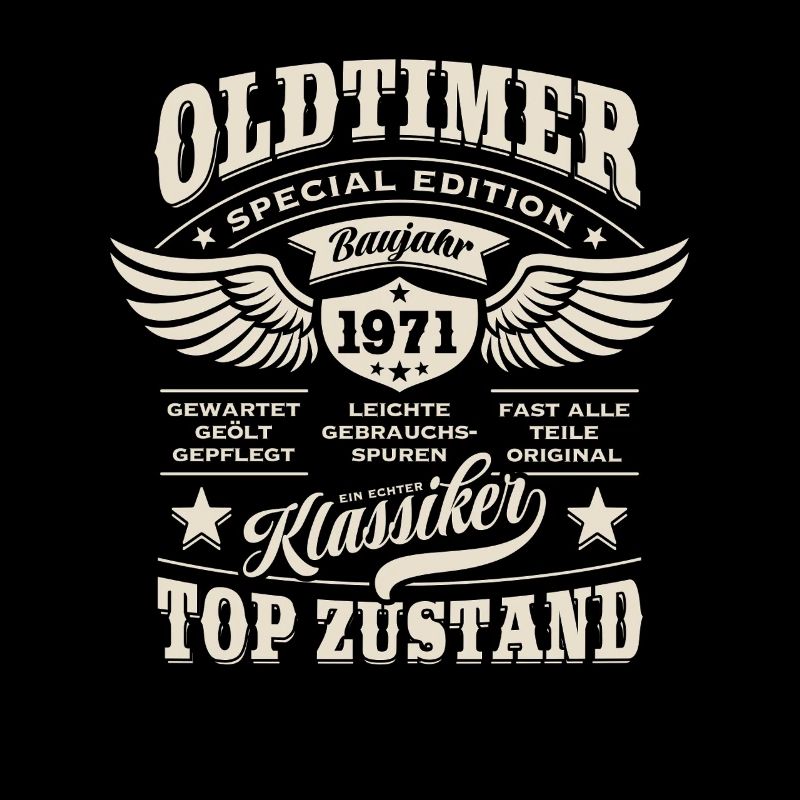 Oldtimer Baujahr 1971 - Geburtstag - Geschenk