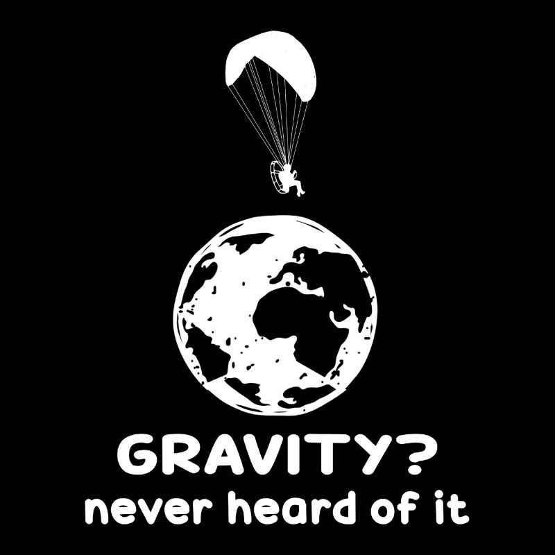 Mème hilarant de gravité de paramoteur