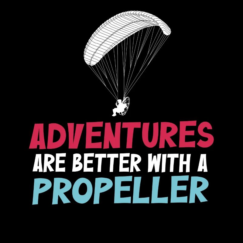 Abenteuer sind besser mit einem Propeller