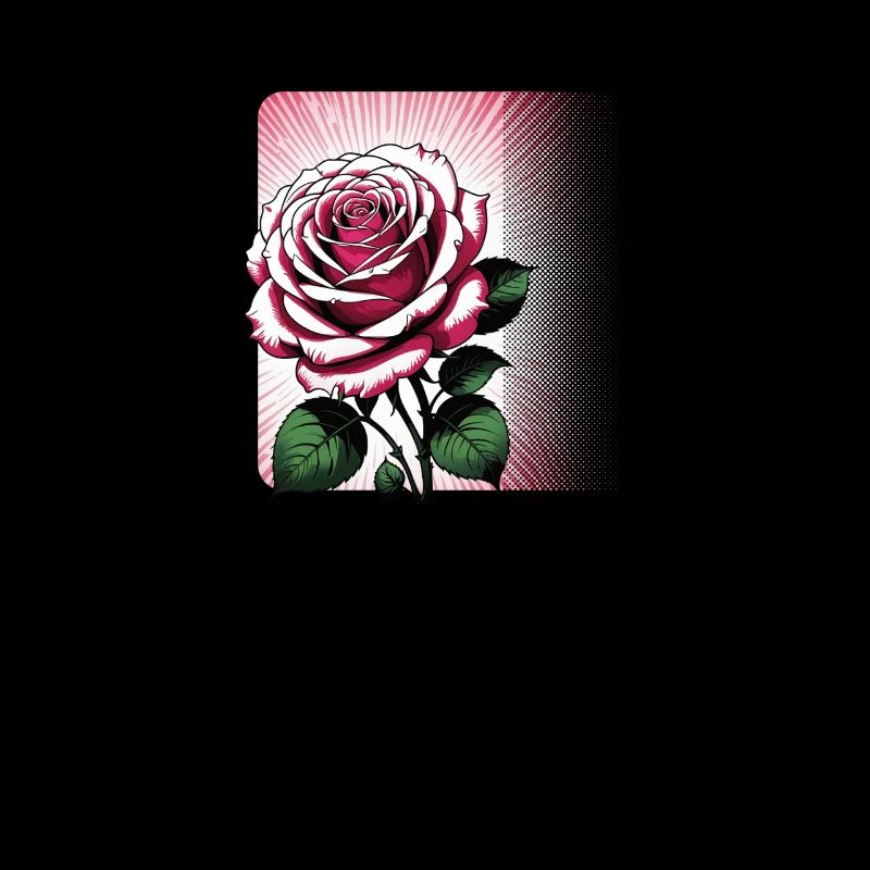 Radiating Rose Bloom