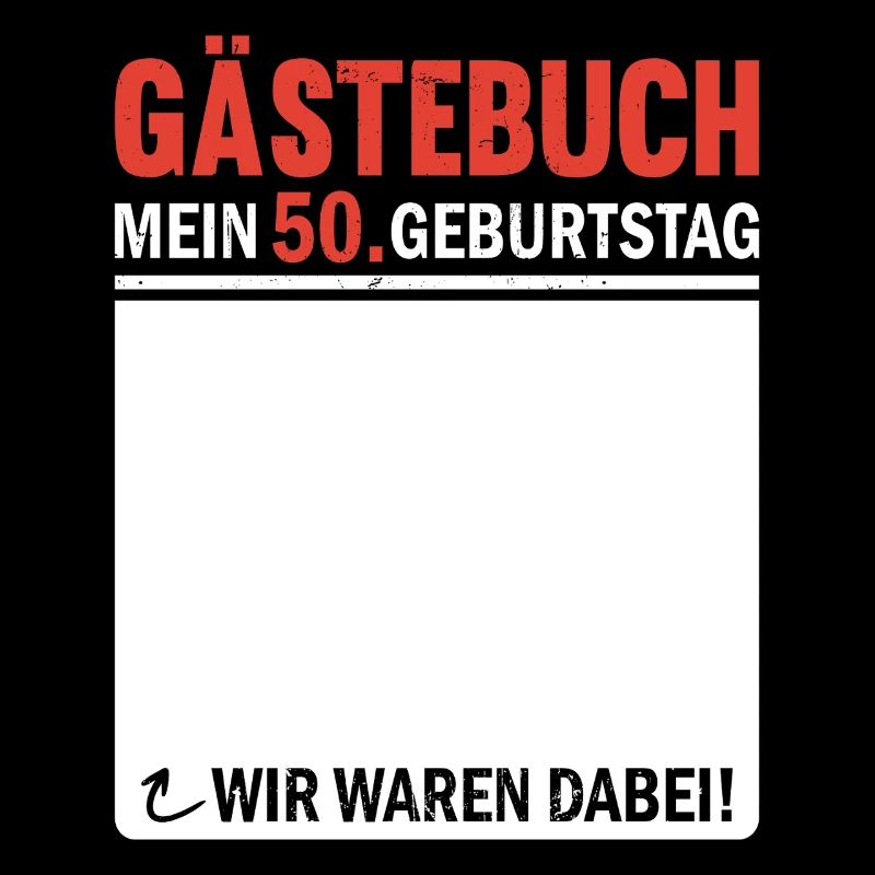 Gästebuch 50 Geburtstag Wir Waren Dabei