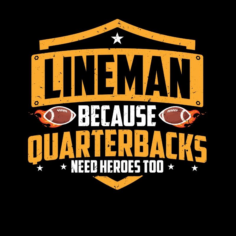 Lineman Parce que les quarterbacks ont besoin de héros