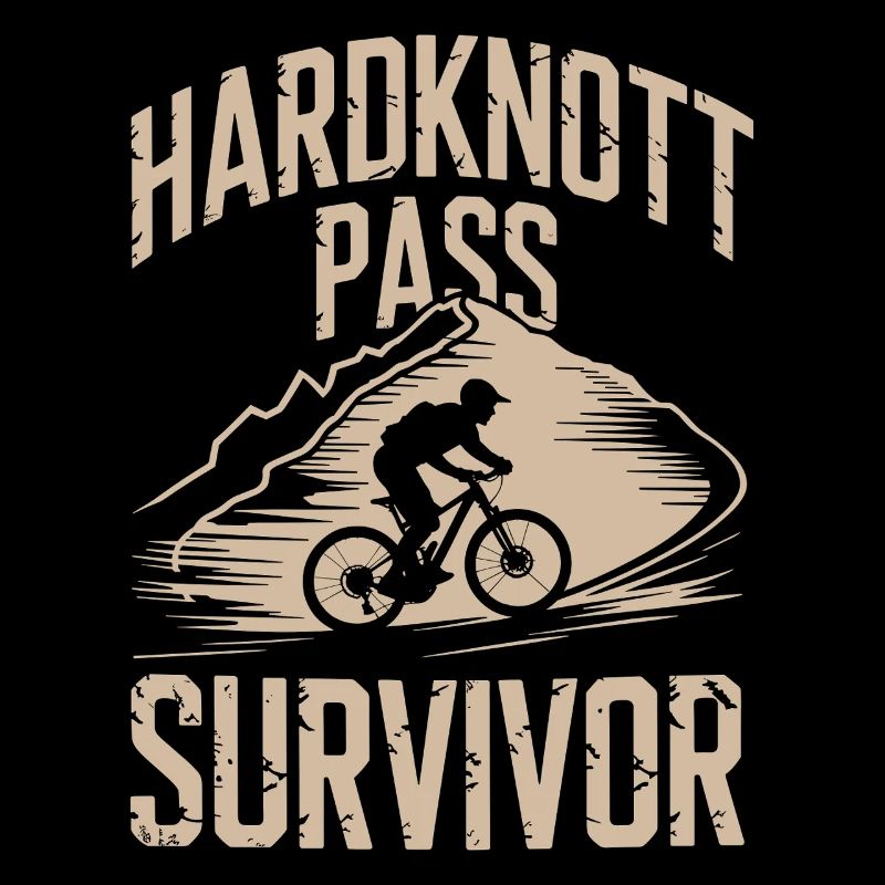 Hardknott Pass Survivor Biker Cycliste VTT