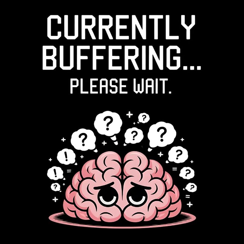 Funny Brain Thinking Saying