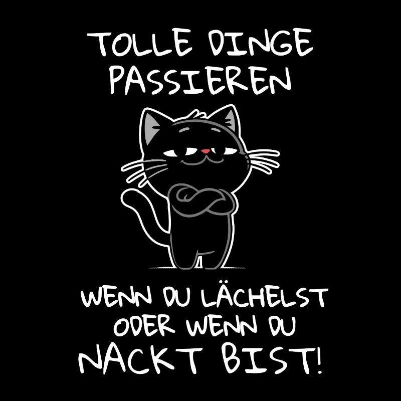Katze in Badass-Pose – Tolle Dinge passieren dir