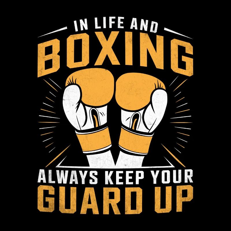 Im Leben und im Boxen Immer auf der Hut sein Boxer