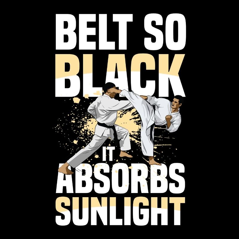 Belt So Black It Absorbs Sunlight