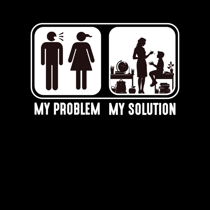STEM Teacher My Problem My Solution Pictogram Mom
