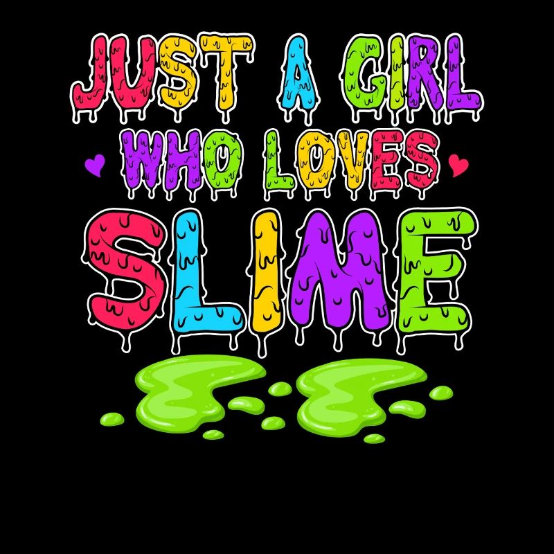 Nur Ein Mädchen Das Schleim Liebt Bunt