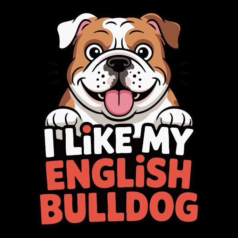 J’aime mon Bouledogue Anglais Love