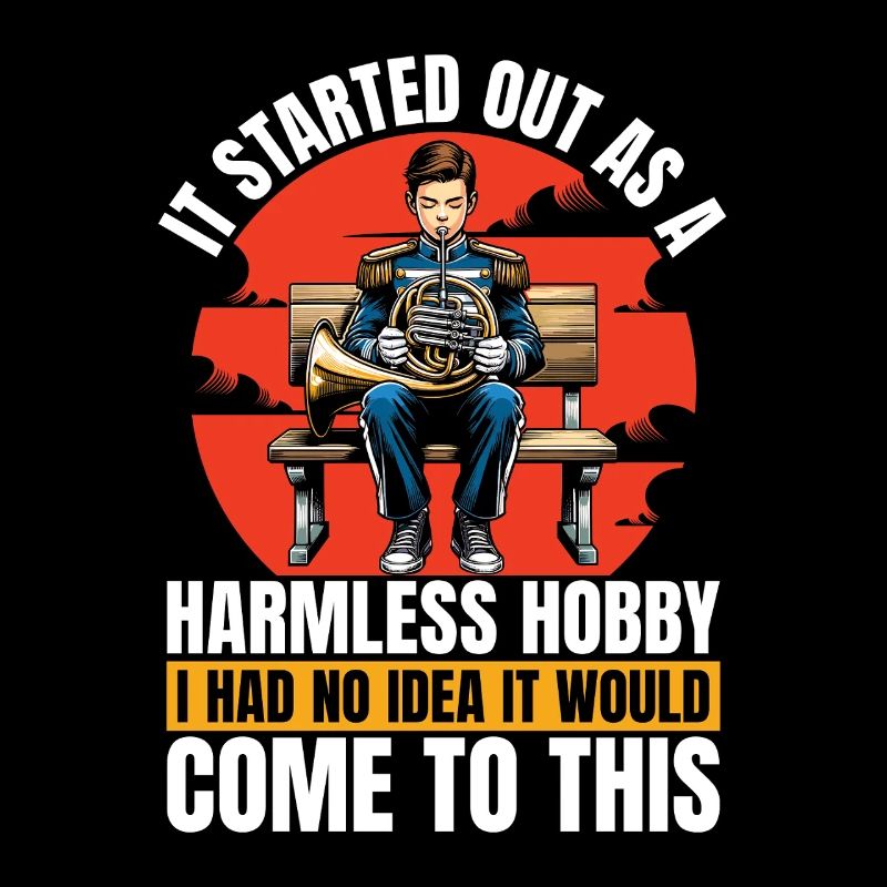 French Horn It Started Out As A Marching Band