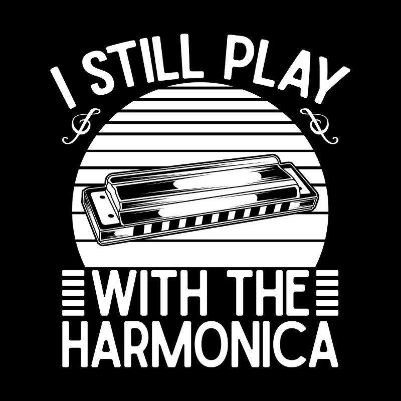 Harmonica Musican Still Play With The Harmonica