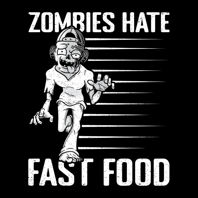 Marathon Runner Zombies Hate Fast Food Running