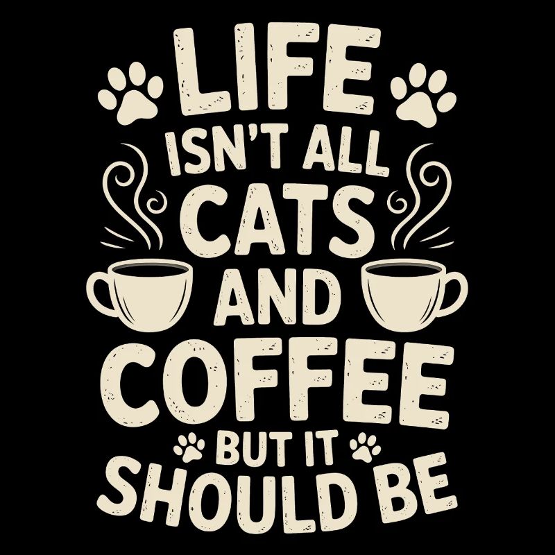 Café Dire Chats Drôle Café Cadeau