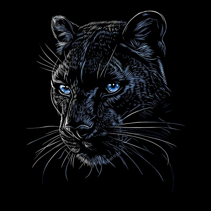 Panthère Léopard Grand Chat Mignon Gros Chat Panter