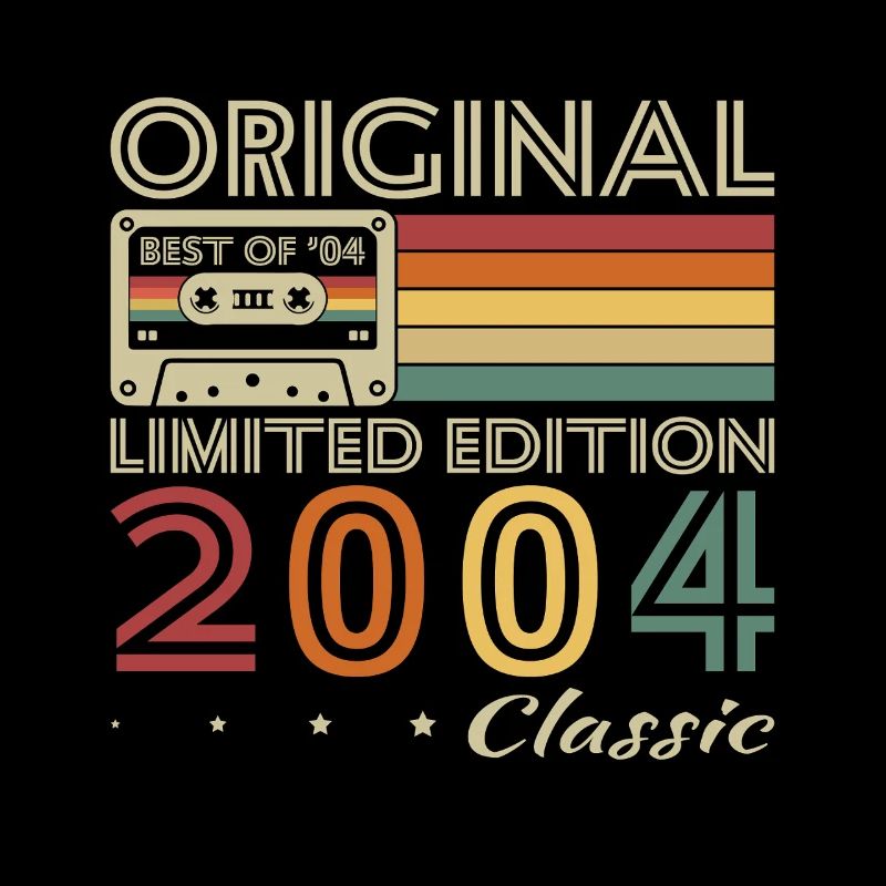 2004 Vintage Retro Geburtstagsgeschenk