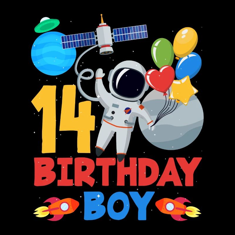 14 Birthday Boy Astronaut Space Adventure