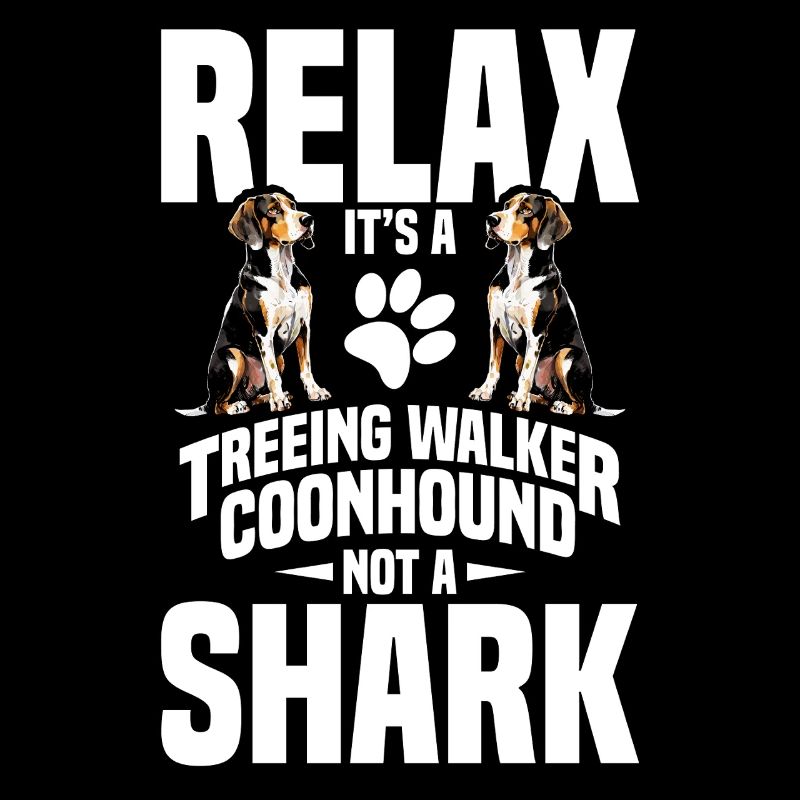 Treeing Walker Coonhound Propriétaire Chiot Relax C’est