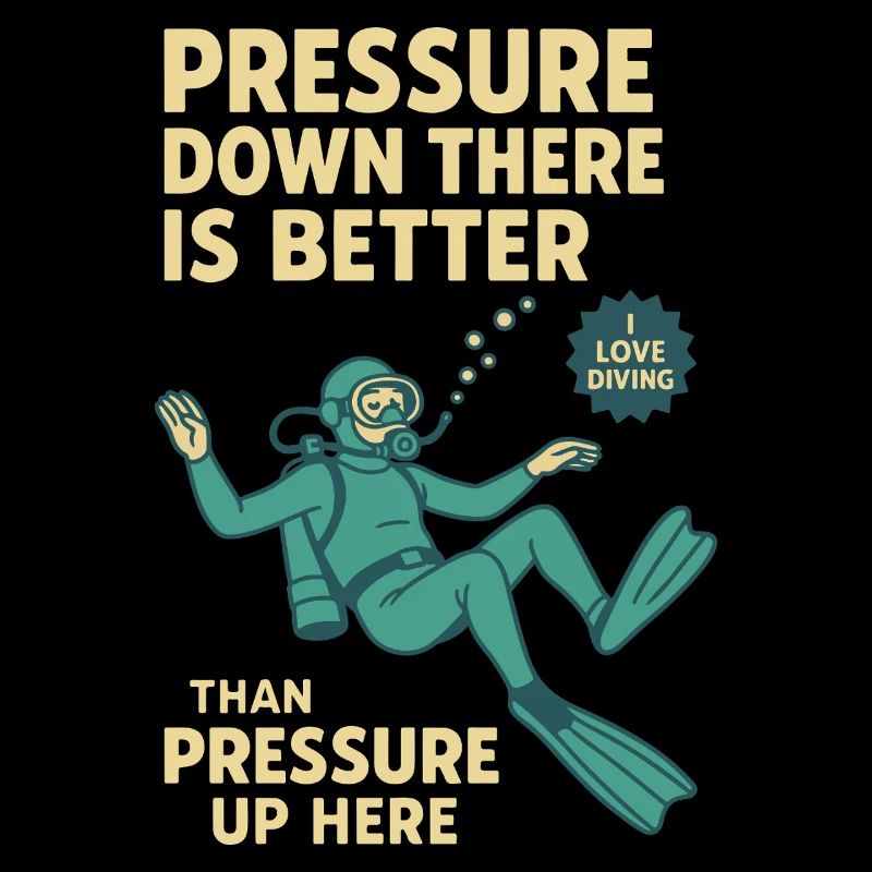 La pression vers le bas est meilleure conception du plongeur