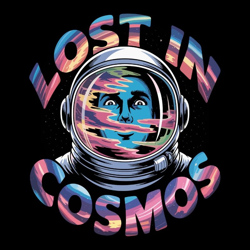 Astronaute perdu dans le cosmos