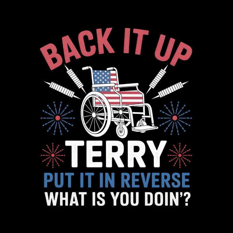 Back It Up Terry Fireworks Wheelchair