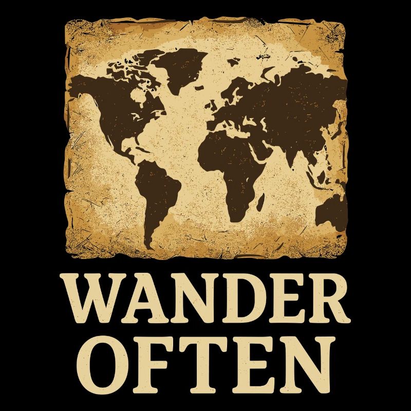 Wander Often: Adventurous World Map