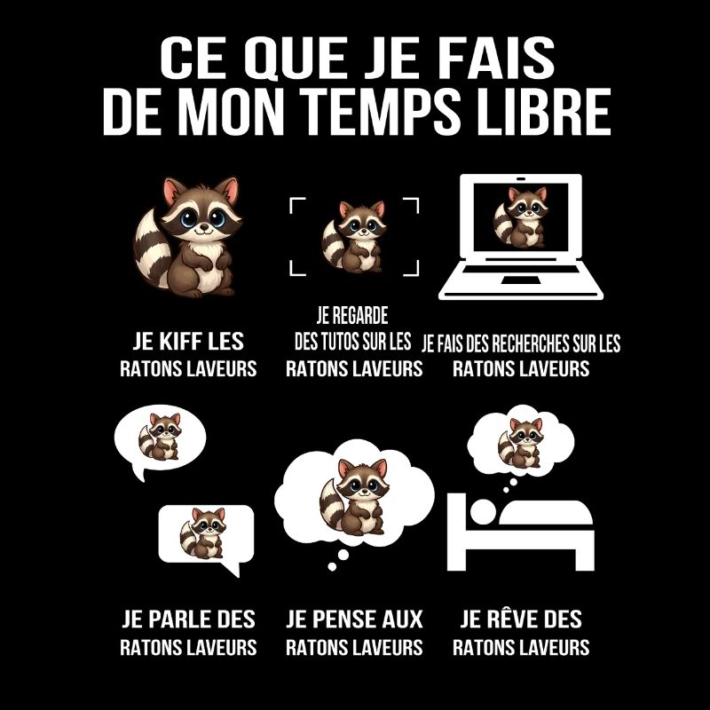 Ce que je fais de mon temps libre – Ratons laveurs