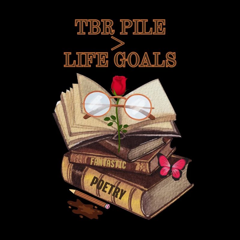Bookworm Humor Shirt for TBR Stack Lovers - Funny.