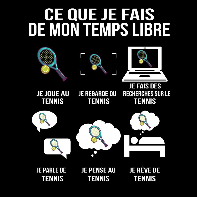 Ce que je fais de mon temps libre – Tennis