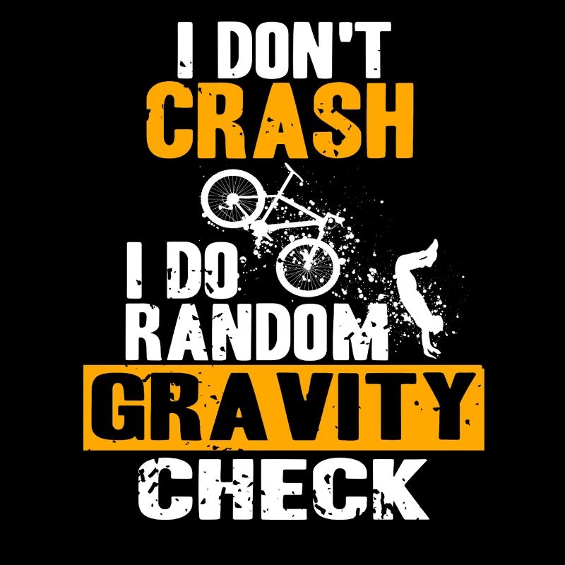 Funny Bicycle Random Gravity Check Humor