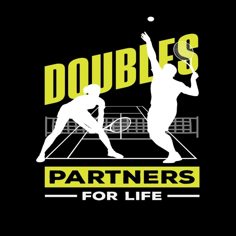 Doubles Tennis Player For Life