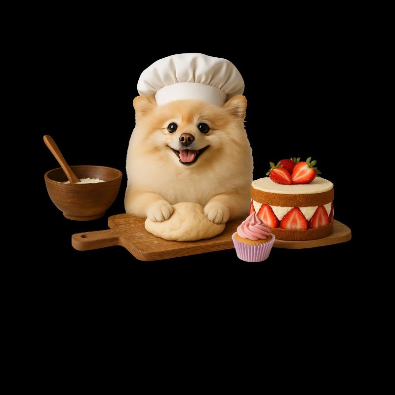 Biscuits au gâteau de cuisson de Poméranie