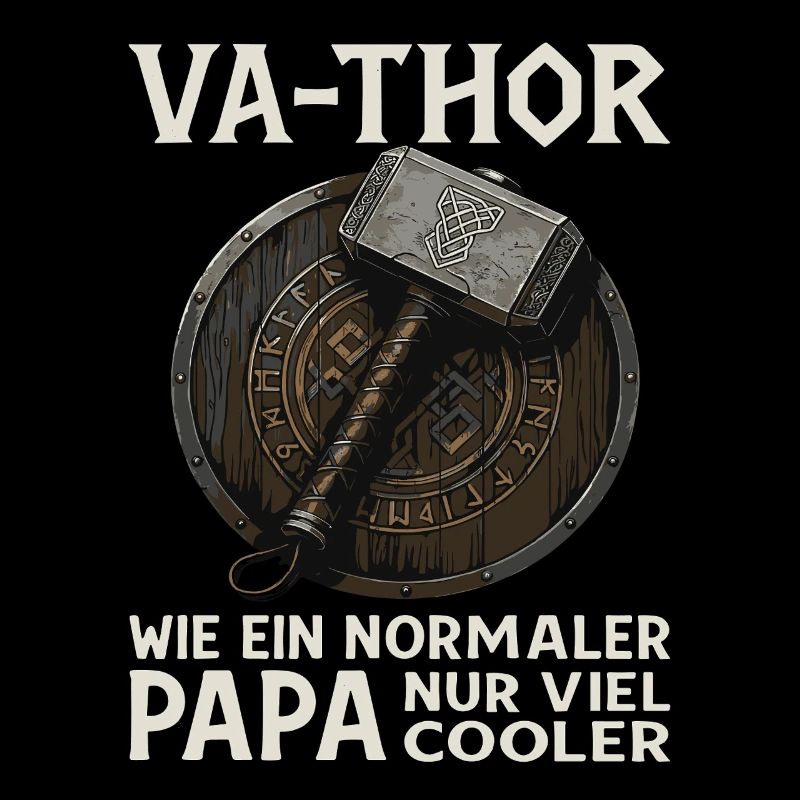 VA-THOR – Viking Dad Saying Design