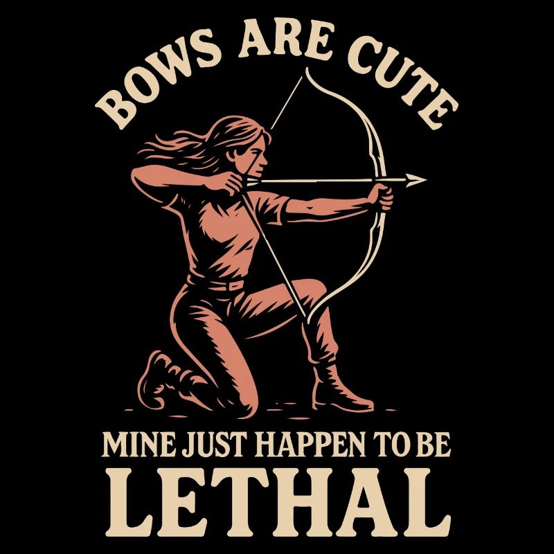 Bows Are Cute Mine Happen Lethal Archer Mädchen