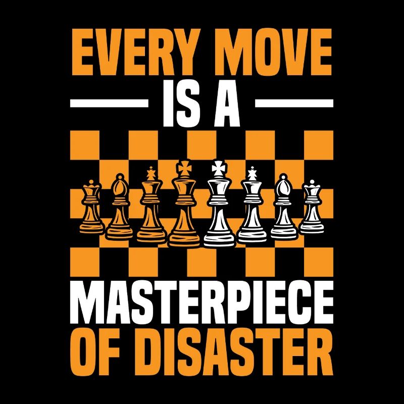 Joueur d’échecs Mouvements d’échecs Design Pièces d’échecs