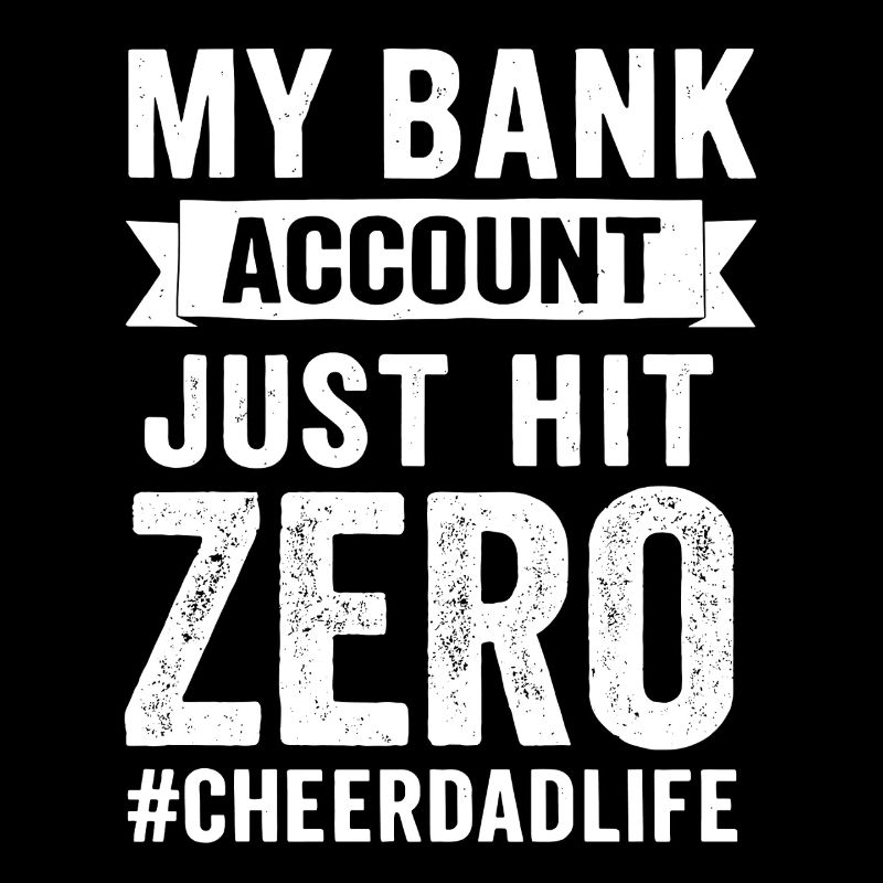 Cheer Dad Compte Humour vide