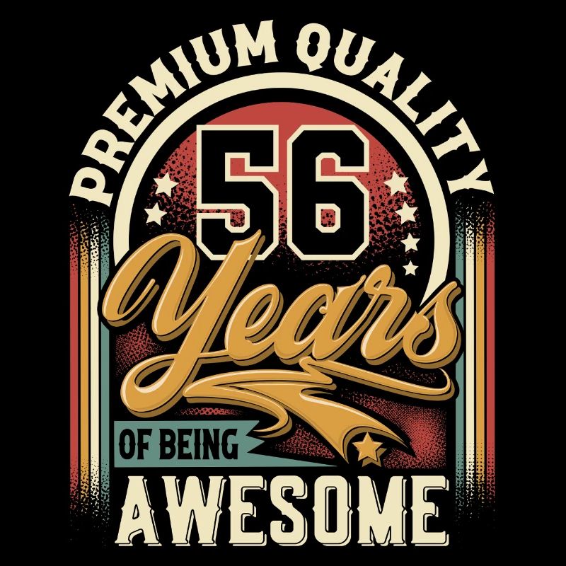 56e anniversaire Vintage