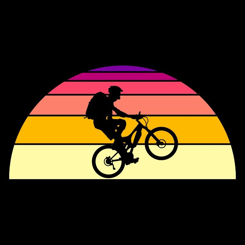 Bikers at sunset