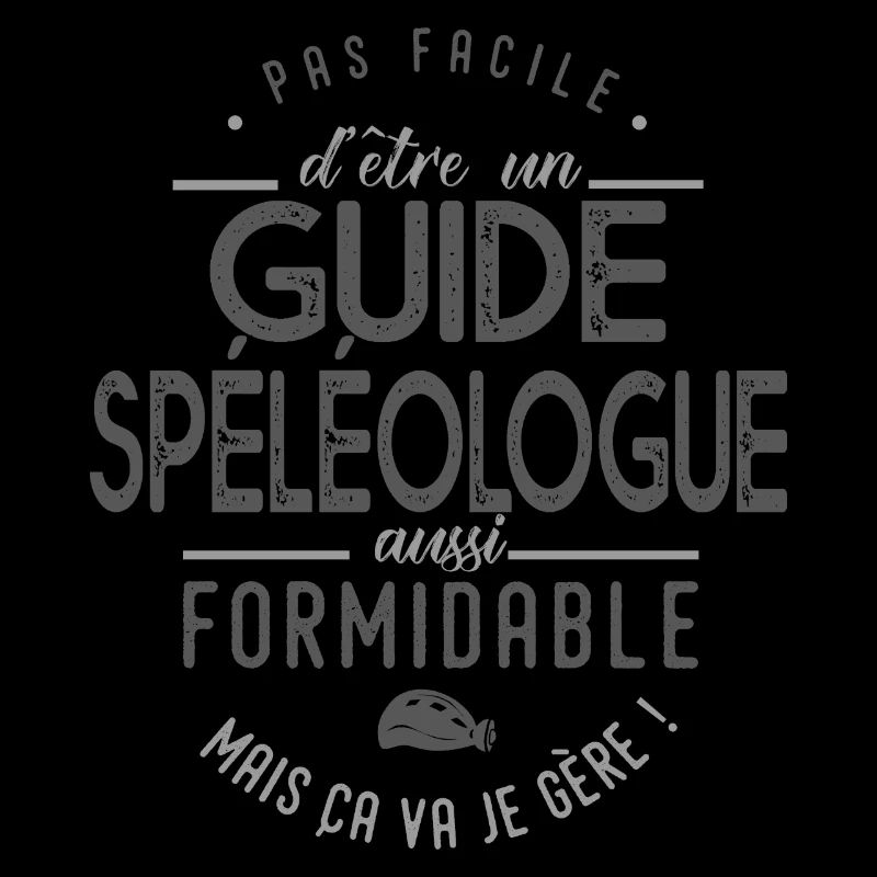 cadeau guide spéléologue formidable métier guide