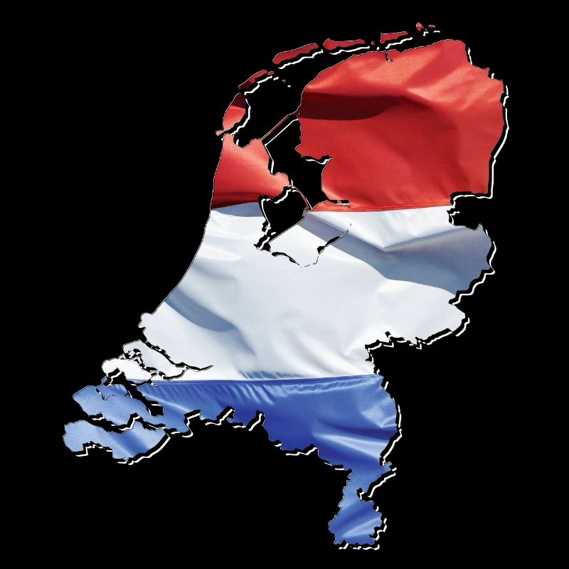 Niederlande | echte Flagge | Flag Map