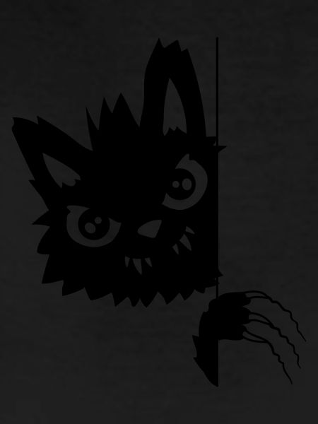 Scratching Evil Cat