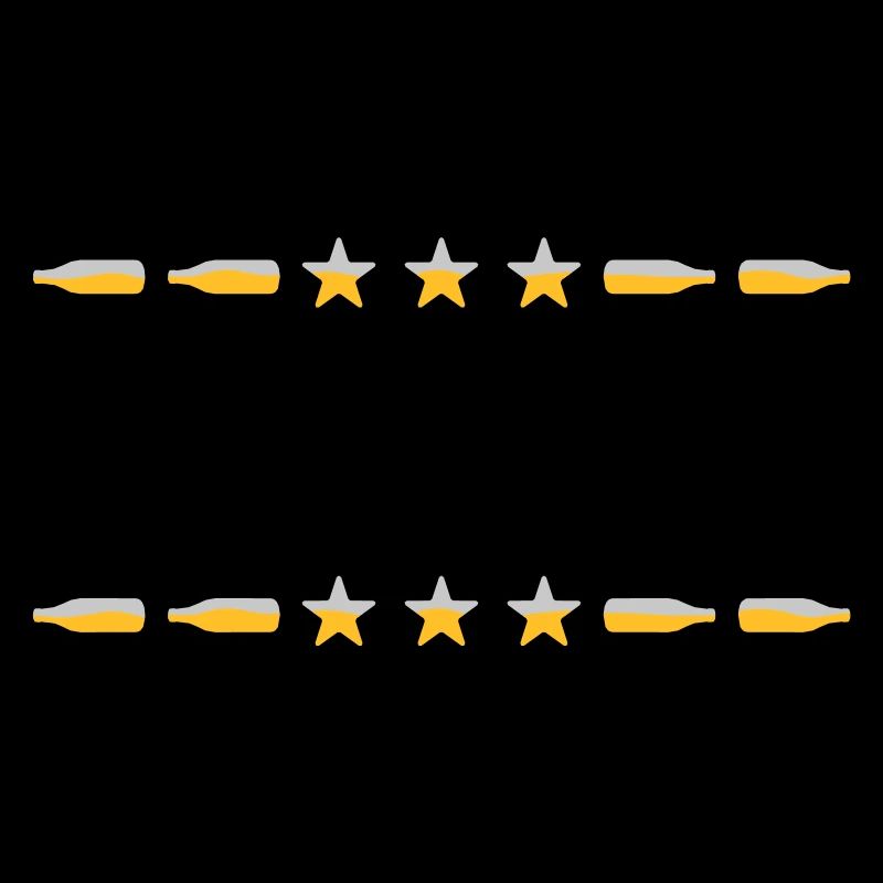 Rahmen Text Bierflaschen